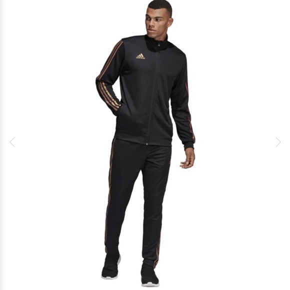 Adidas Men's Black Track Suit Tiro